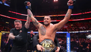 Carlos Ulberg wins title at UFC 327