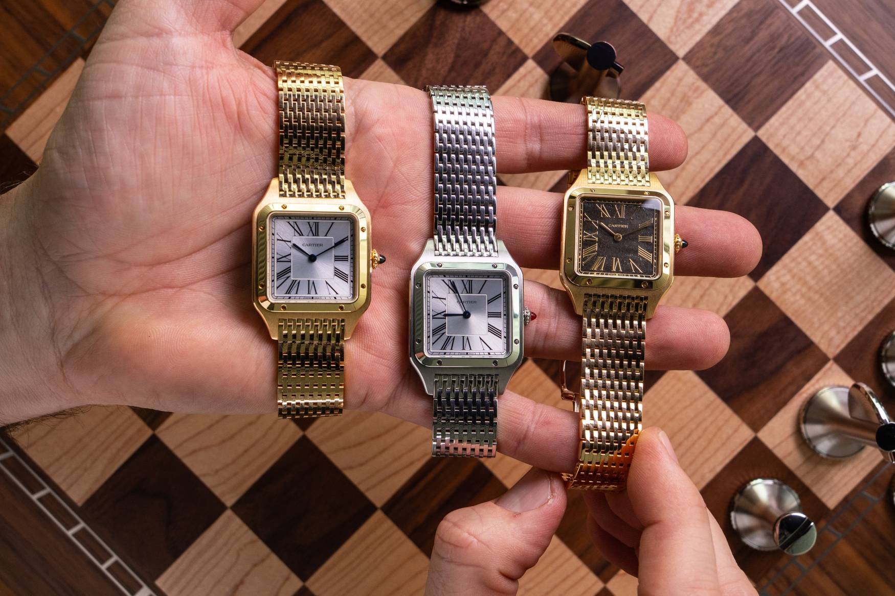 Cartier Santos Dumont Bracelet hand