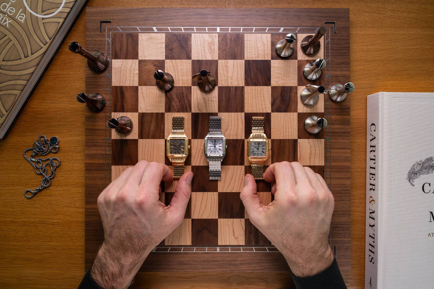 Cartier Santos Dumont full set prop