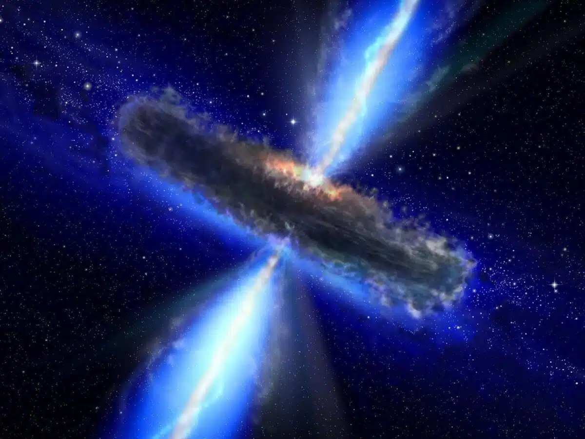 Conceptual Illustration Of A Quasar Similar To Apm 08279+5255