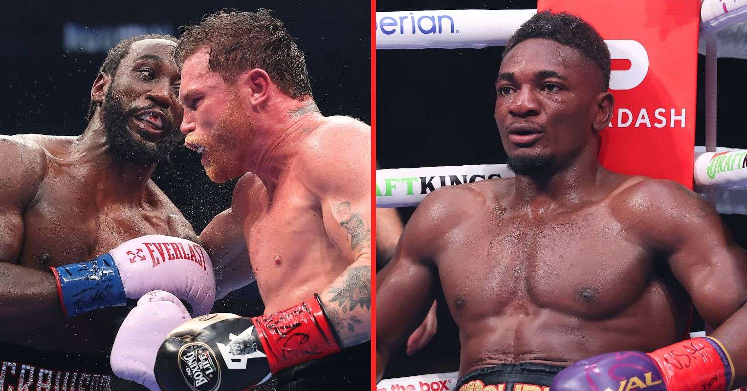 Terence Crawford asked if Canelo will beat Mbilli to win back world title