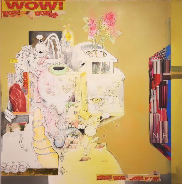 Donald Fodness' "Dab Dude Stares Out a Lipstick Window and Smiles" is among the works included in BMoCA's 2026 ARTMIX auction. (Donald Fodness/Courtesy photo)