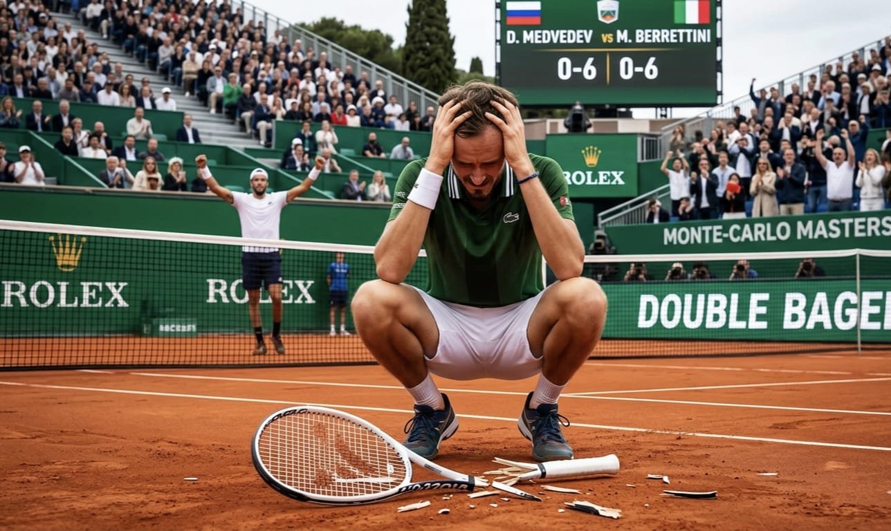 Daniil Medvedev Eliminated Monte Carlo Masters 2026