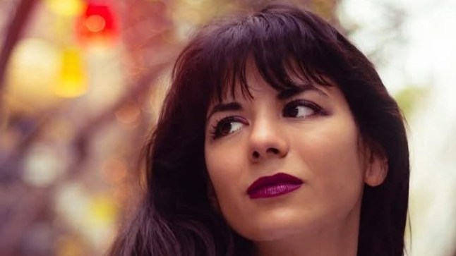 Dimitra Staikou looks away from the camera