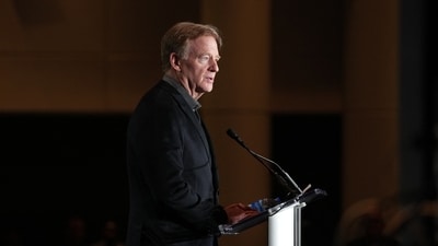 Roger Goodell speaks in Australia as NFL prepares for historic Melbourne game at the MCG. (USA TODAY Sports via Reuters Con)