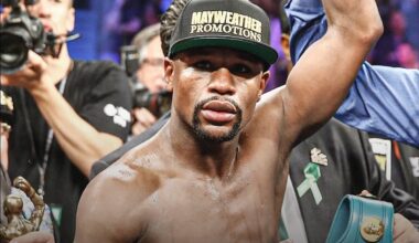 Floyd Mayweather in the boxing ring