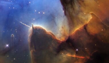 Hubble revisits stunning Trifid Nebula after 30 years, and spots a growing jet of energy — Space photo of the week