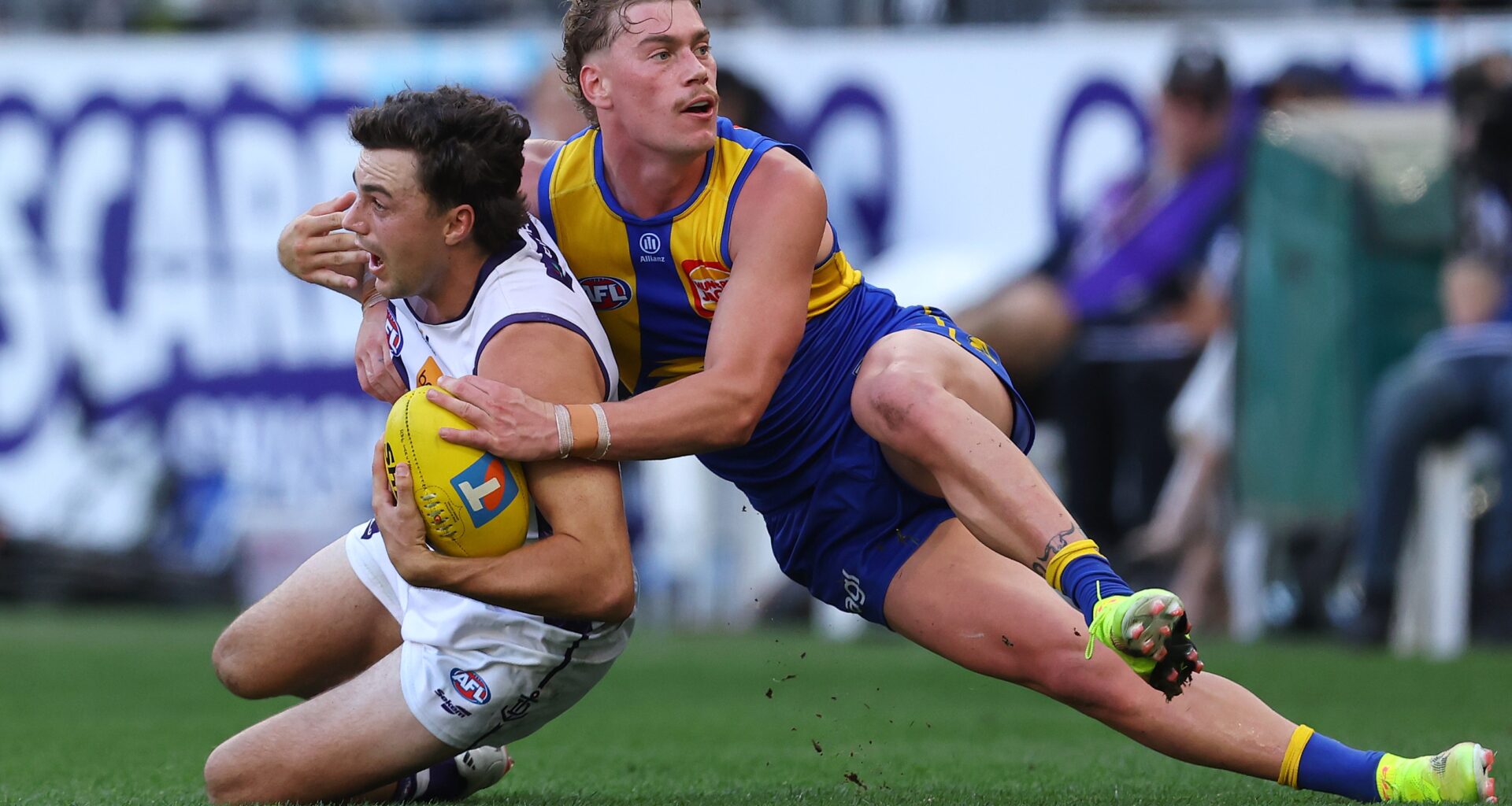Eagle and Docker fined for Western Derby wrestle