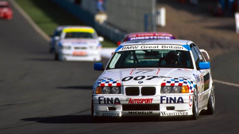 David Brabham (AUS) Schnitzer BMW 318i. British Touring Car Championship, Donington Park