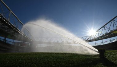 How dry or wet should a football pitch be?