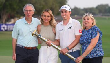 Matt Fitzpatrick's Wife & Dad Share Sweet Bonding Moment