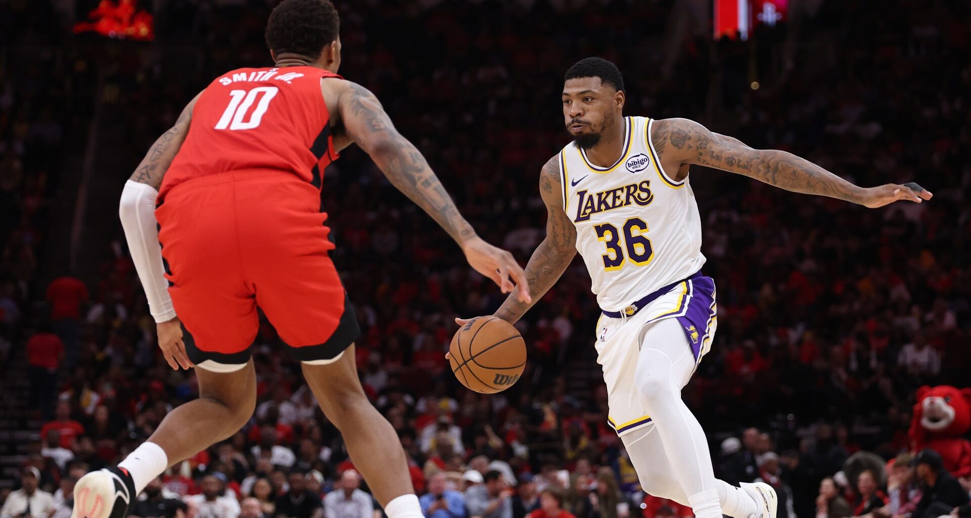 Austin Reaves is out after being upgraded to questionable for Lakers in Game 3 against Rockets