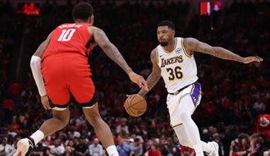 Austin Reaves is out after being upgraded to questionable for Lakers in Game 3 against Rockets