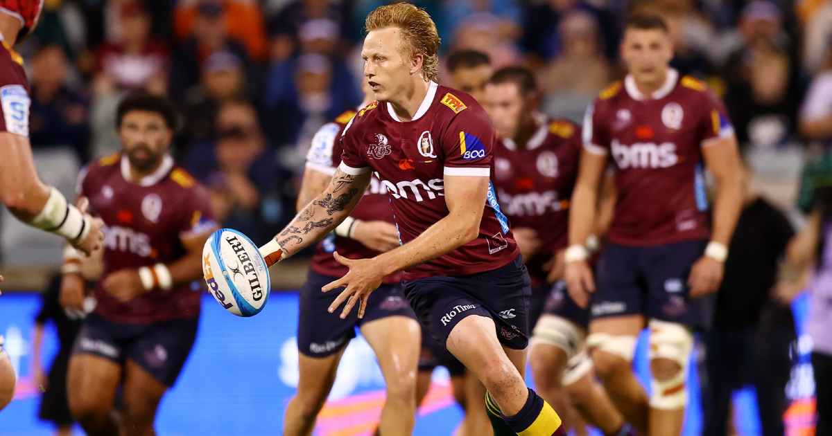 Relief for Reds flyhalf Carter Gordon after knee fears