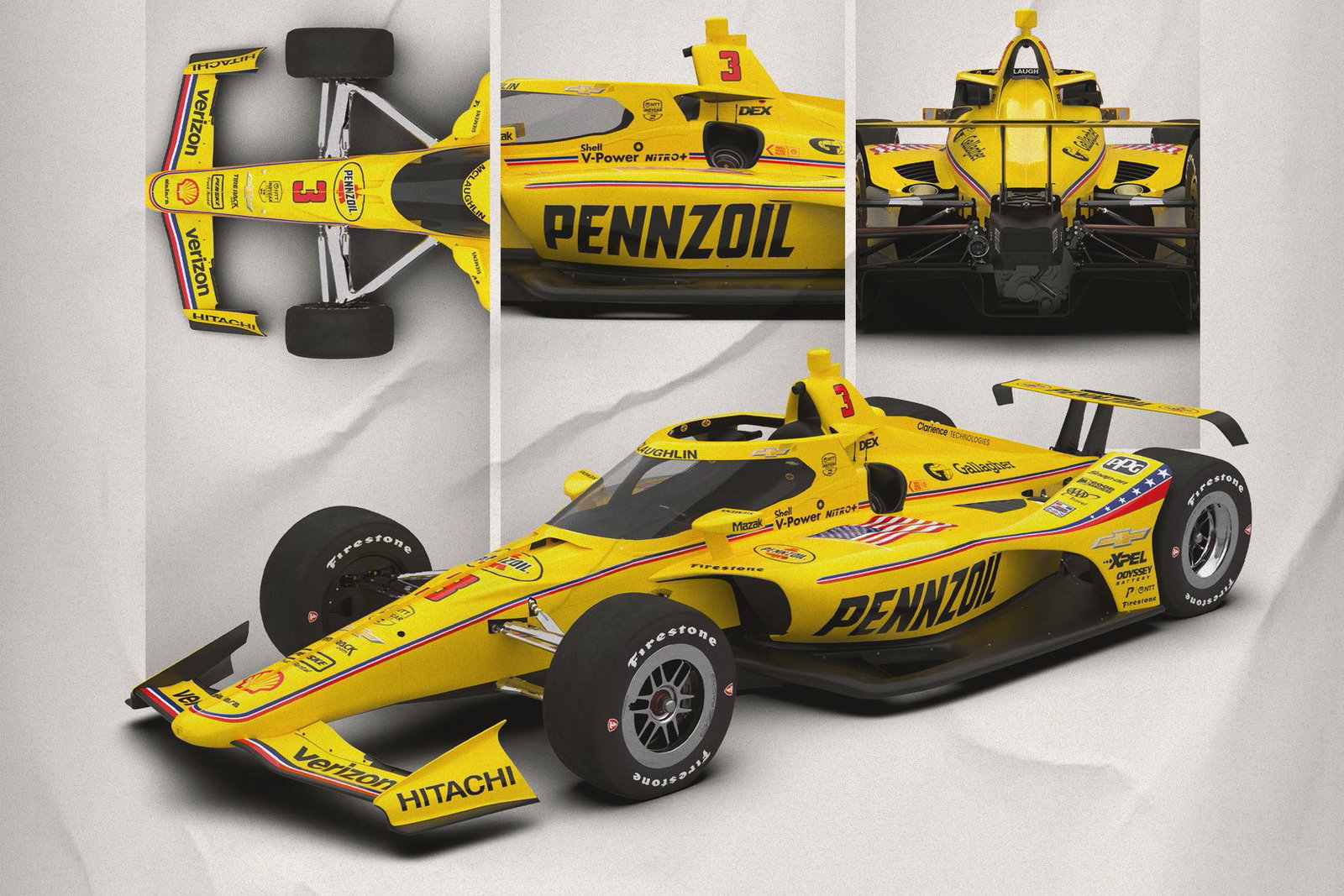 Scott McLaughlin’s USA-themed Indy 500 livery revealed