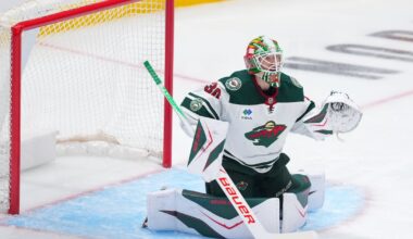 Minnesota Wild rookie goalie Jesper Wallstedt stands out in playoff debut