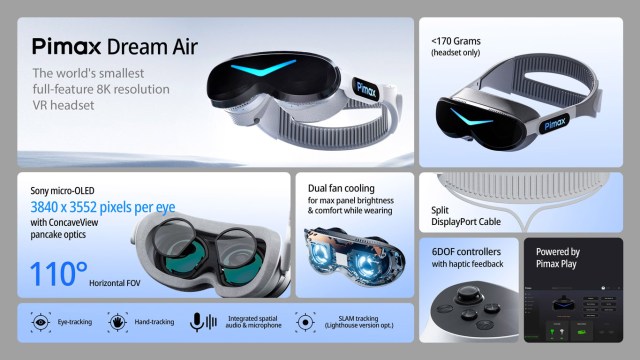 Pimax Dream Air specs