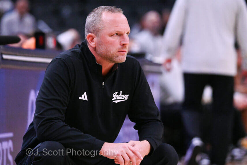 Photos of IU basketball vs. Baylor at Gainbridge Fieldhouse on October 26, 2025.