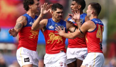 Lions fight off Roos' challenge for third straight win