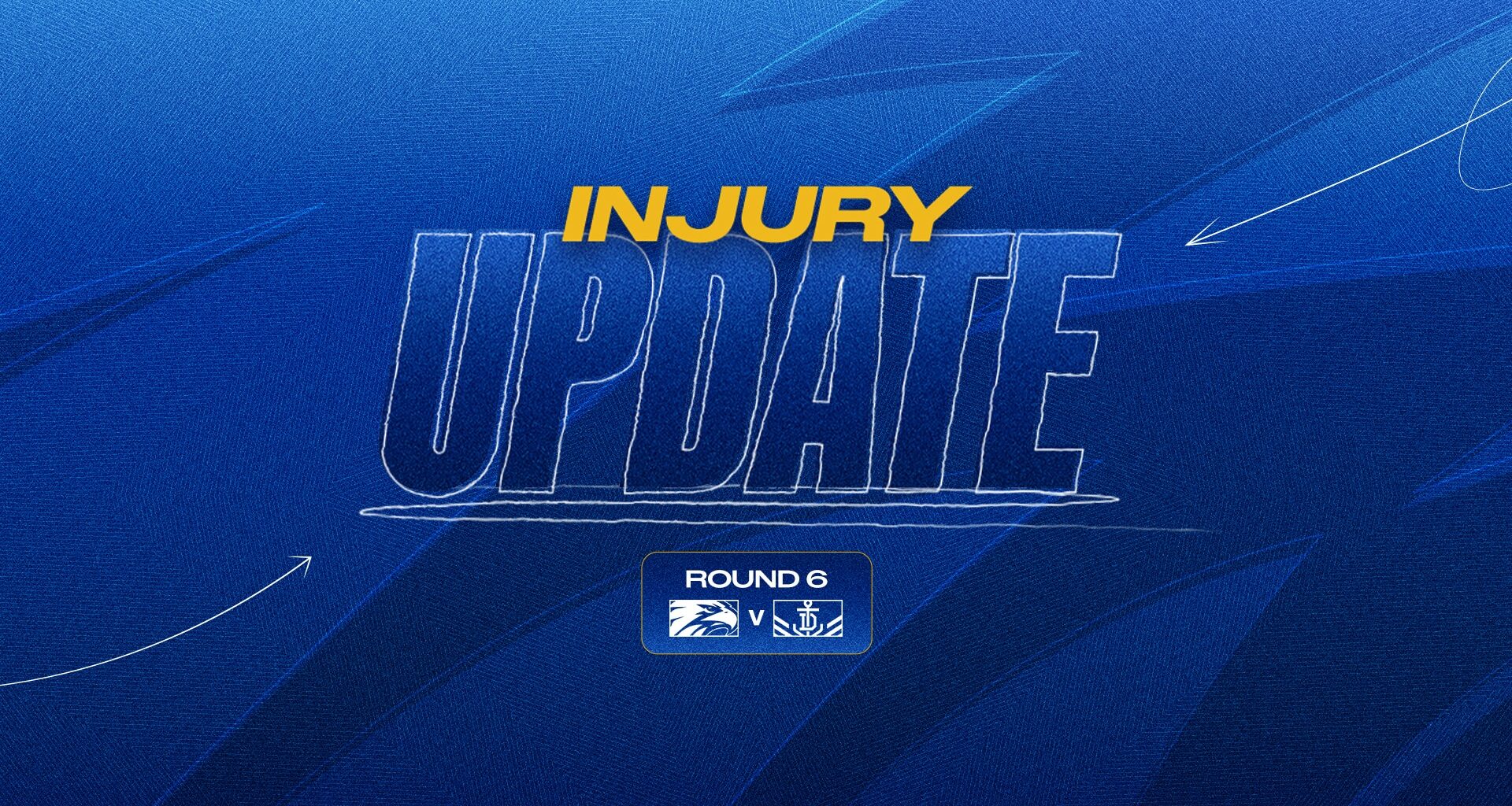 West Coast Eagles injury update: Round six