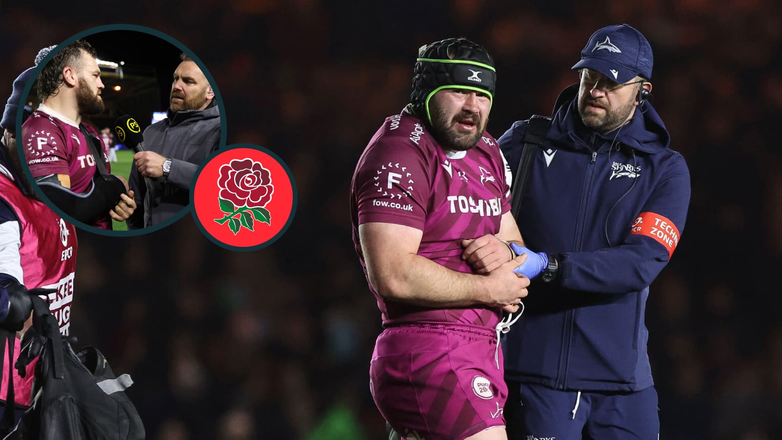 Double blow for Borthwick's England as Sale provide injury update