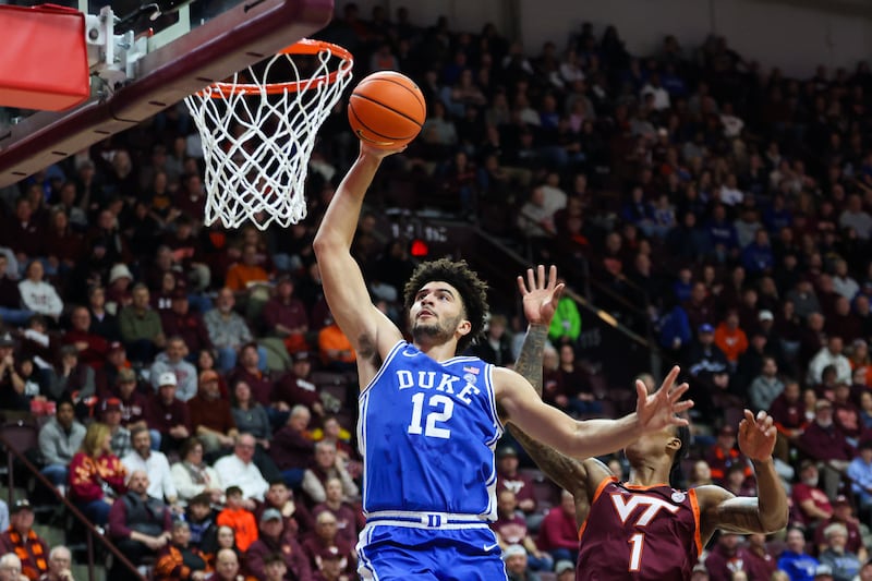 Cameron Boozer of the Duke Blue Devils is potentially another generational talent. Photograph: Ryan Hunt/Getty Images