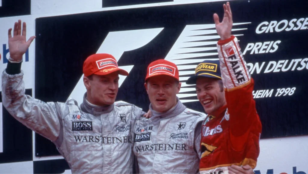 A welcome podium in Germany proved that an old Renault V10 still had life left