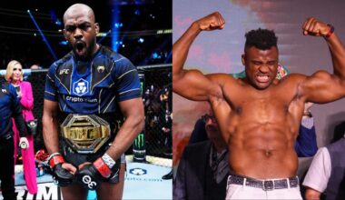 Jon Jones and Francis Ngannou