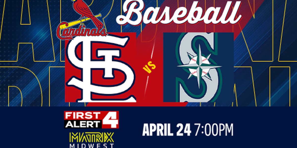 Watch the Cardinals face the Seattle Mariners on Matrix Midwest and First Alert 4!