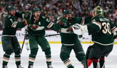 Matt Boldy's deflection late in 1st OT lifts Minnesota Wild past Dallas Stars to tie series at 2