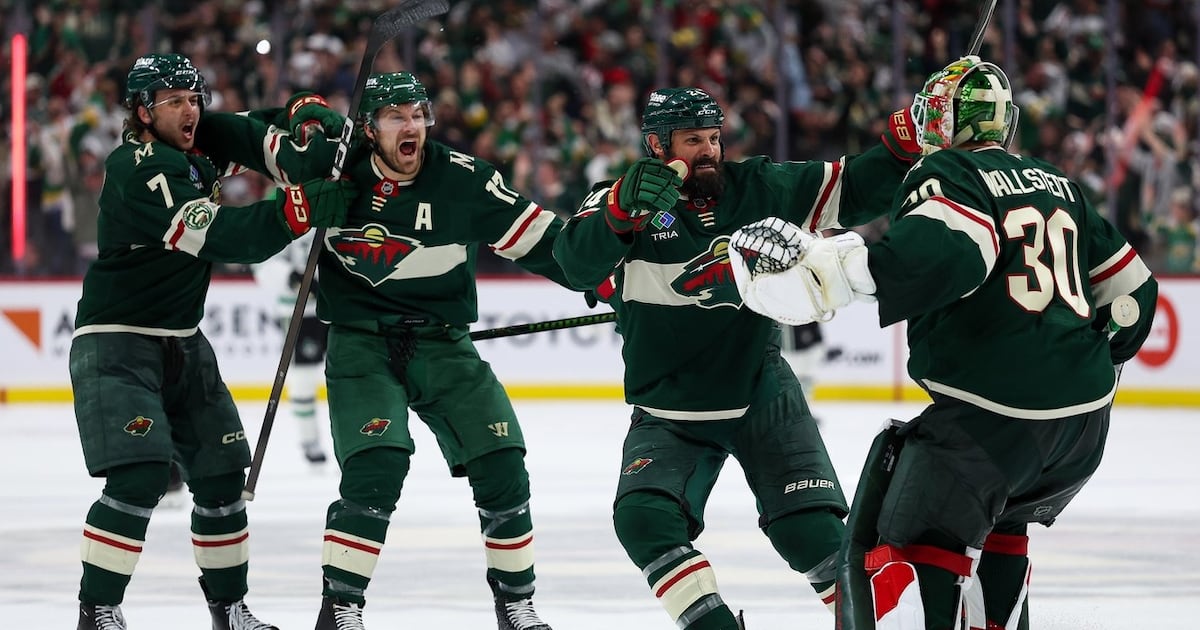 Matt Boldy's deflection late in 1st OT lifts Minnesota Wild past Dallas Stars to tie series at 2