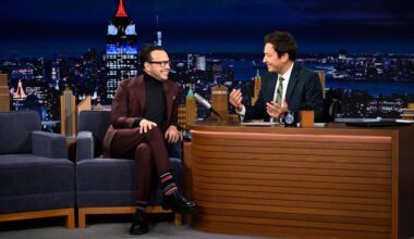 Donnie Wahlberg on Wednesday's episode of "The Tonight Show Starring Jimmy Fallon."