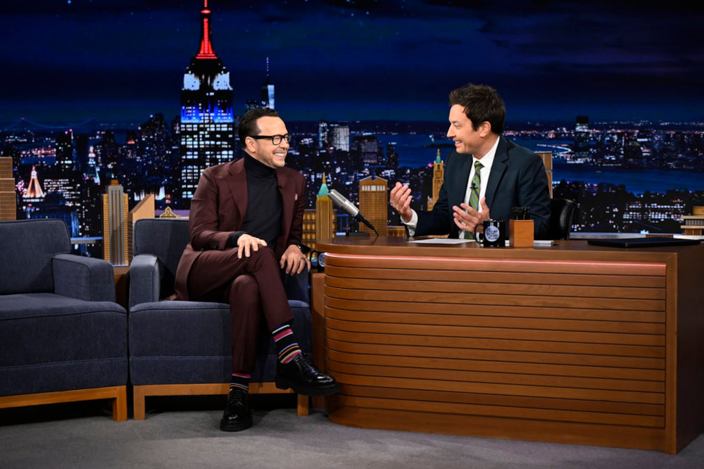 Donnie Wahlberg on Wednesday's episode of "The Tonight Show Starring Jimmy Fallon."