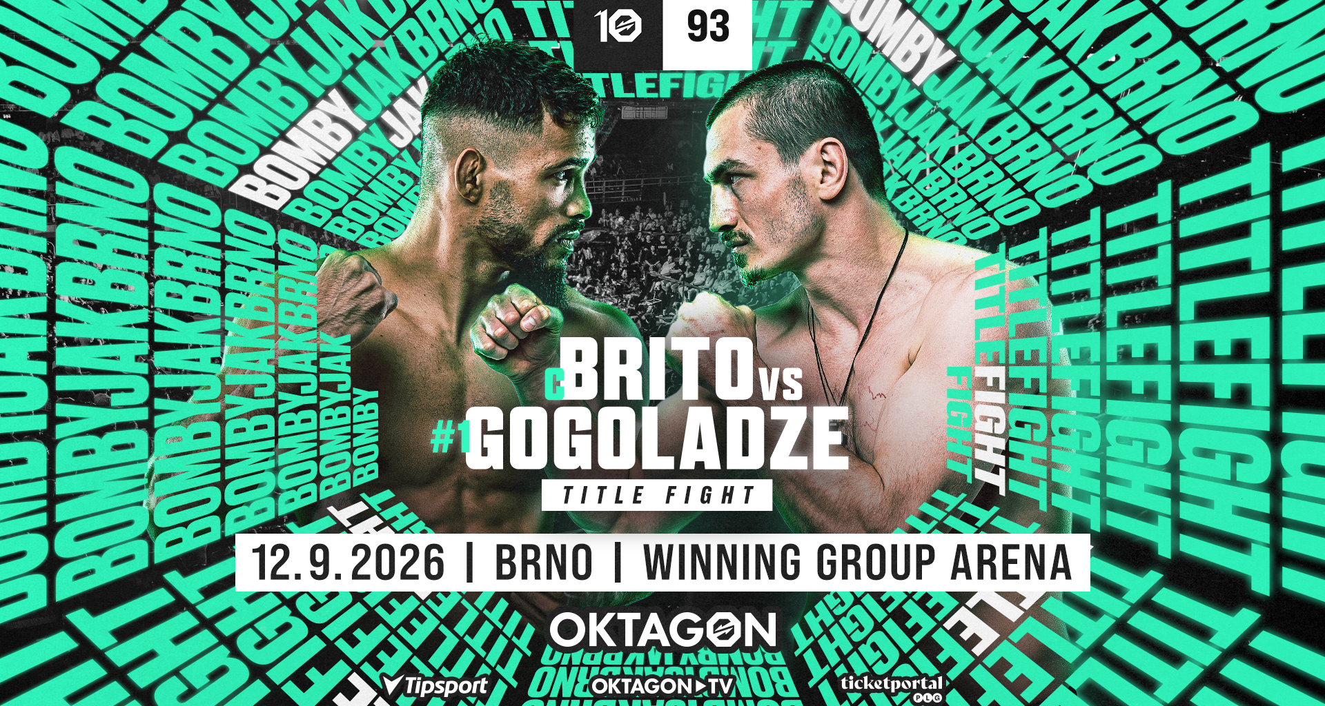 Kaik Brito vs. Amiran Gogoladze set for OKTAGON 93 welterweight title clash