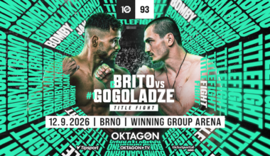 Kaik Brito vs. Amiran Gogoladze set for OKTAGON 93 welterweight title clash