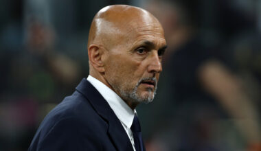 MILAN, ITALY - APRIL 26: Luciano Spalletti, Head Coach of Juventus, looks on prior to the Serie A match between AC Milan and Juventus FC at Giuseppe Meazza Stadium on April 26, 2026 in Milan, Italy. (Photo by Marco Luzzani/Getty Images)