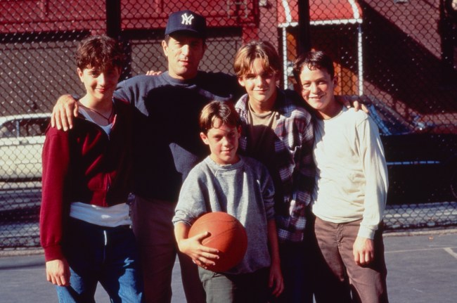 SLEEPERS, from left: Joseph Perrino, Robert De Niro, Geoffrey Wigdor, Brad Renfro, Jonathan Tucker, 1996. ph: © Warner Bros. / Courtesy Everett Collection
