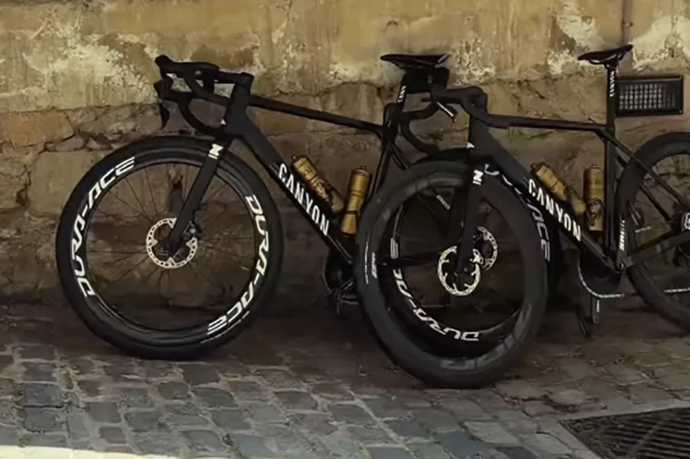Mathieu van der Poel new Dura-Ace gravel wheels