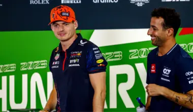 Daniel Ricciardo and Max Verstappen repaired their relationship after questions were raised when the pair were teammates