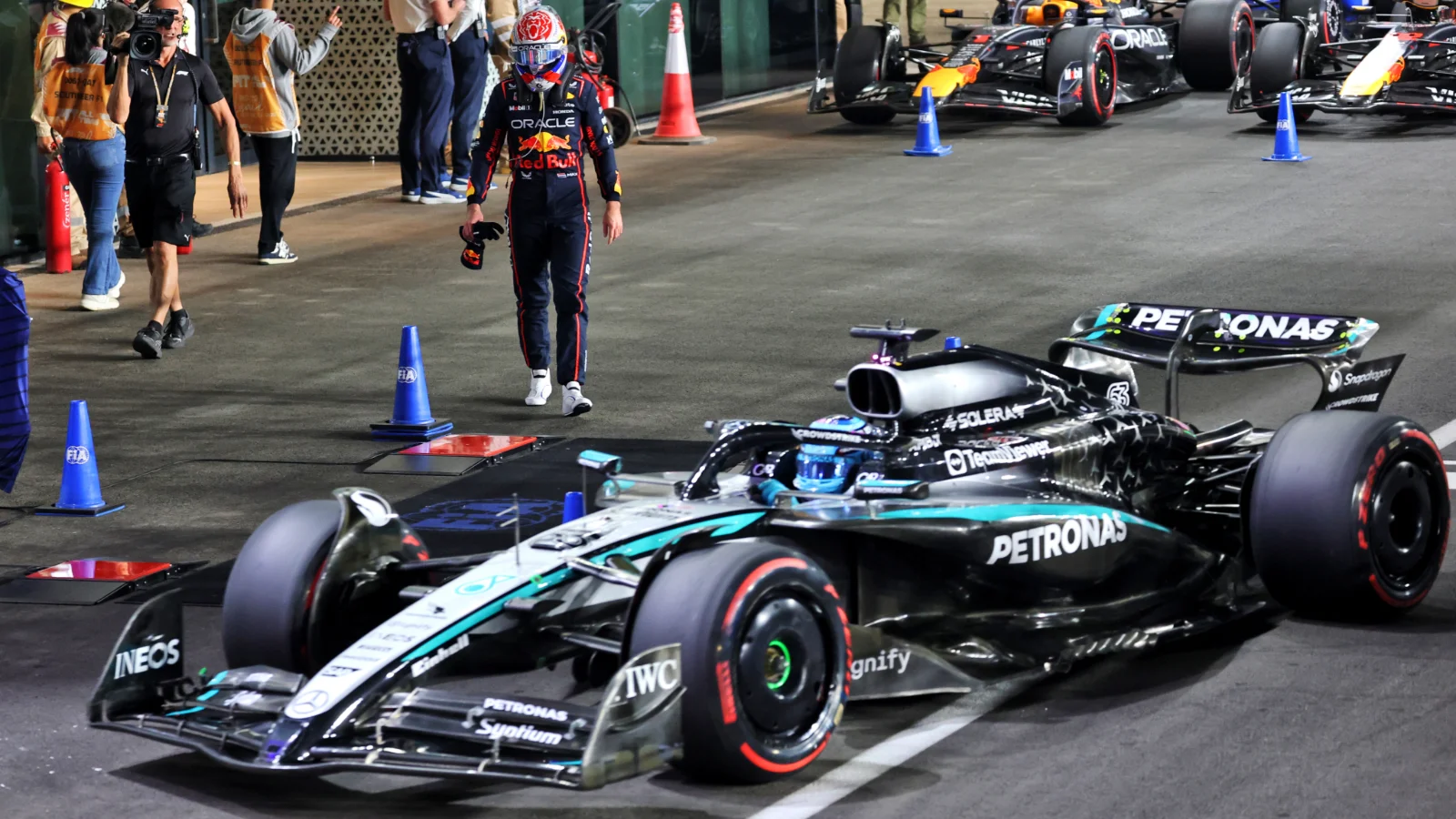 Max Verstappen must surely feel envy at the speed of Mercedes in F1 right now