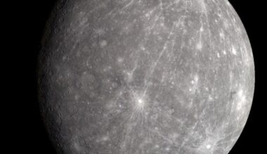 Image of Mercury obtained by NASA's MESSENGER spacecraft in 2008. (Credit: NASA/Johns Hopkins University Applied Physics Laboratory/Arizona State University/Carnegie Institution of Washington)