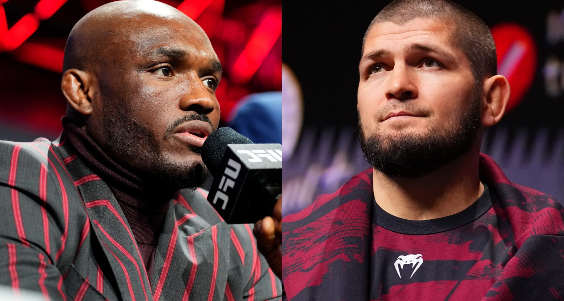 Kamaru Usman and Khabib Nurmagomedov