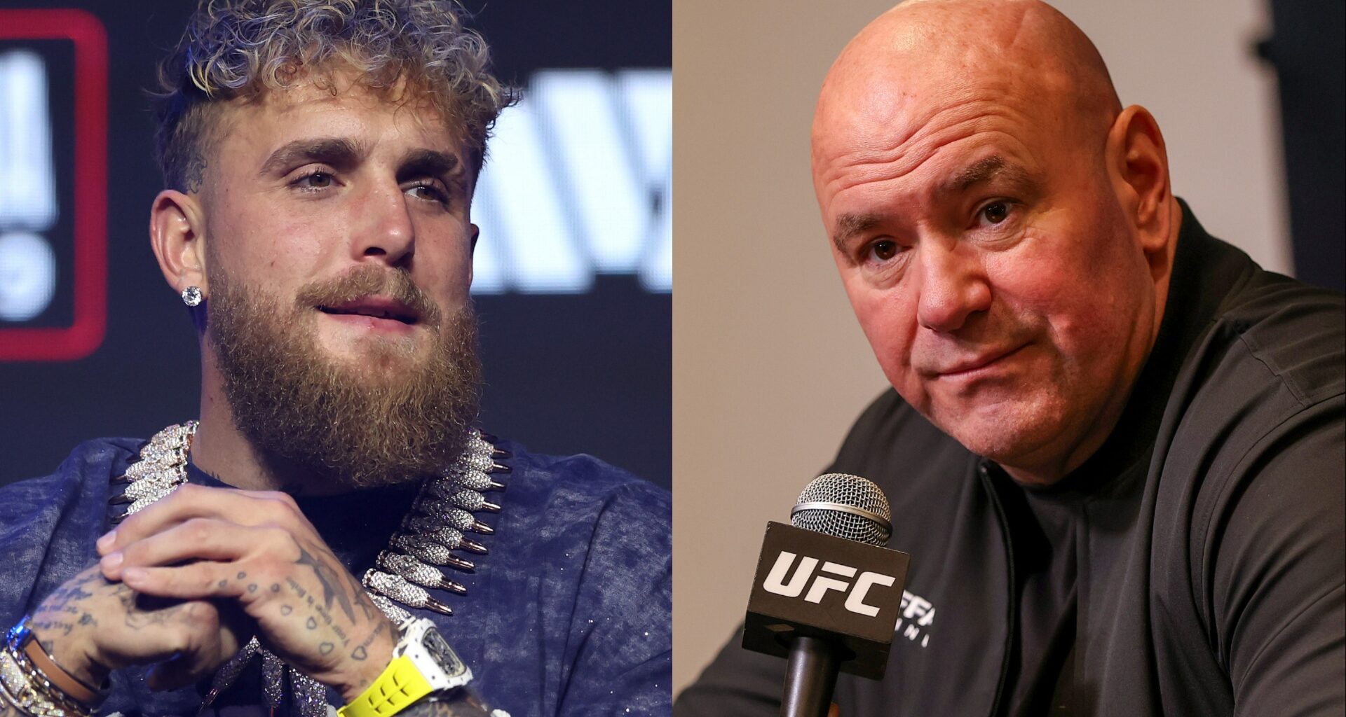 Jake Paul and Dana White