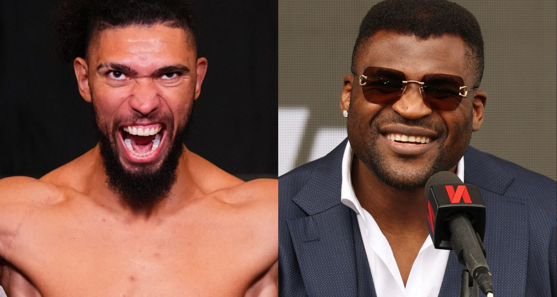 Johnny Walker and Francis Ngannou