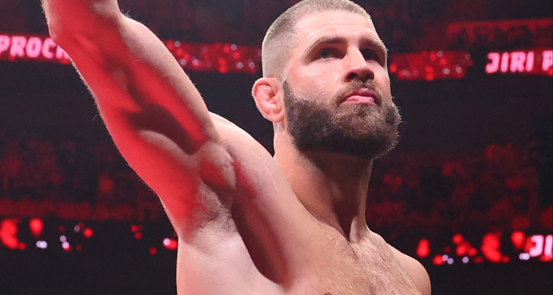 Jiri Prochazka enters the Octagon at UFC 327