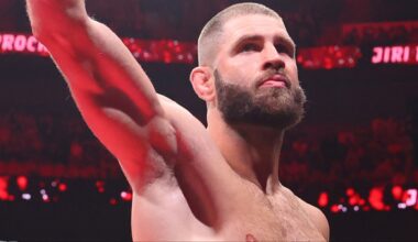 Jiri Prochazka enters the Octagon at UFC 327