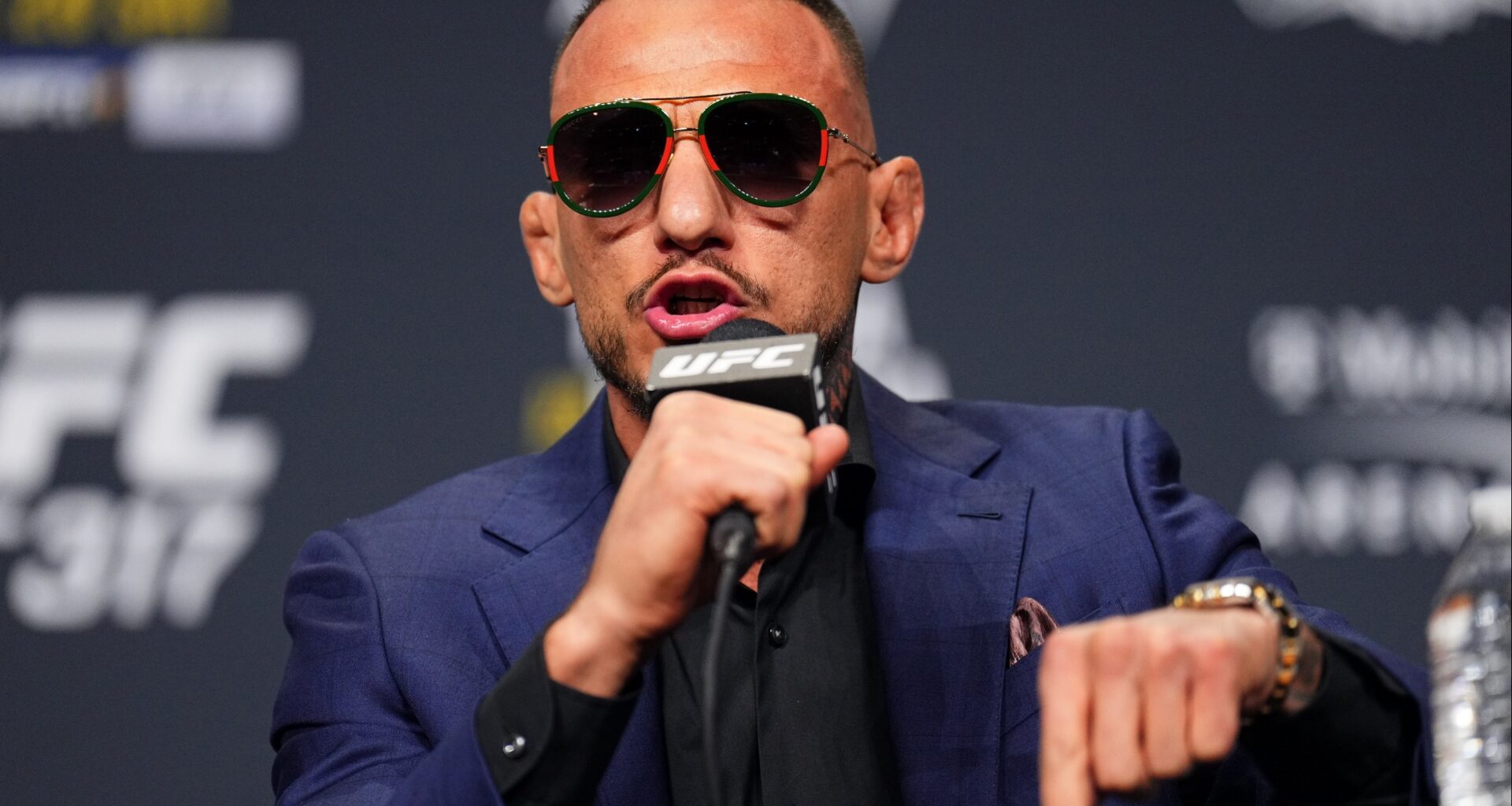 Renato Moicano at the UFC 317 press conference