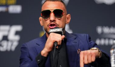 Renato Moicano at the UFC 317 press conference