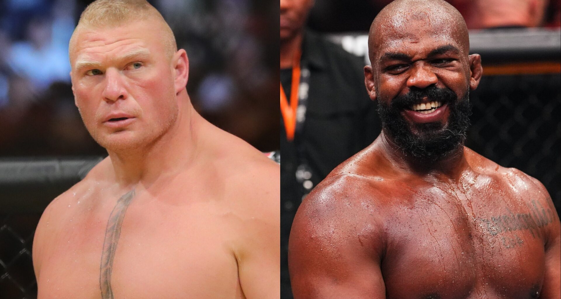 Brock Lesnar and Jon Jones