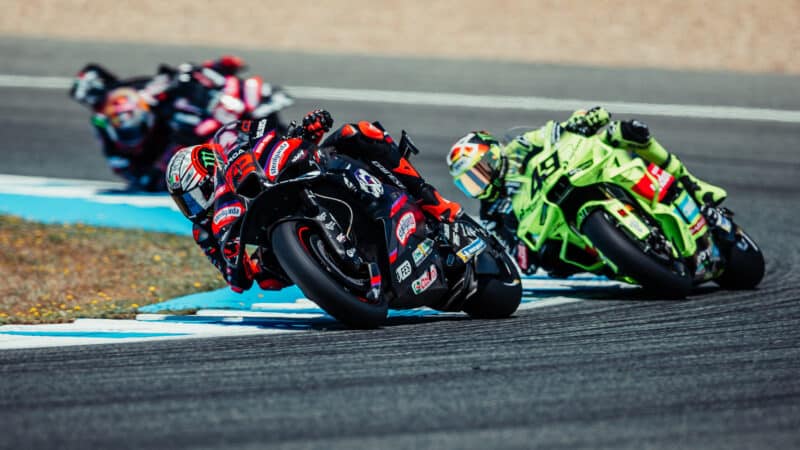 Bezzecchi increased his championship lead with second place ahead of Di Giannantonio and team-mate Martin